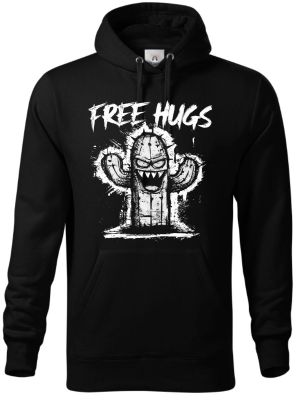 Free hugs, bílý potisk