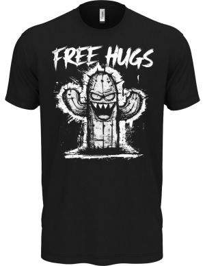 Free hugs, bílý potisk