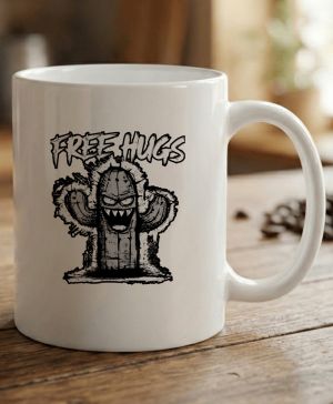 Free hugs, černý potisk