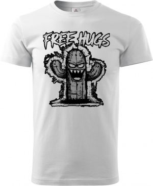 Free hugs, černý potisk