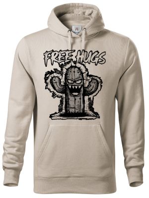 Free hugs, černý potisk