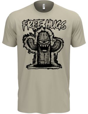 Free hugs, černý potisk