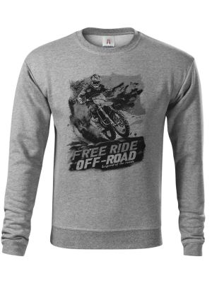 FREE RIDE. Enduro, Motocross, černý potisk