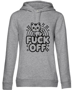 Fuck off kočka, černý tisk