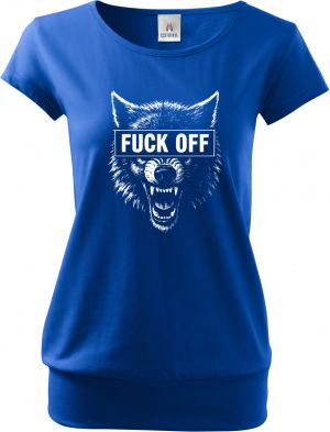 Fuck off vlk,V2, bílý tisk