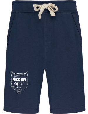 Fuck off vlk,V2, bílý tisk