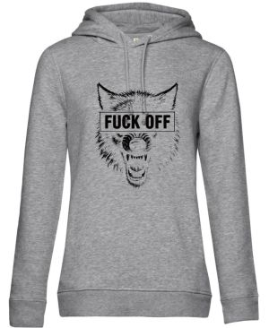 Fuck off vlk,V2, černý tisk
