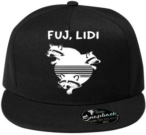 Fuj, lidi, bílý potisk