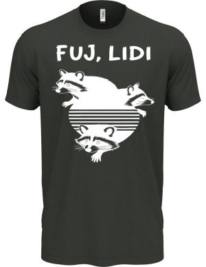 Fuj, lidi, bílý potisk