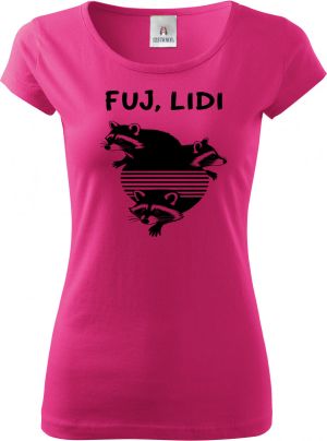 Fuj, lidi, černý potisk