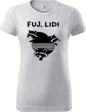 Fuj, lidi, černý potisk