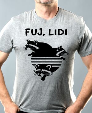 Fuj, lidi, černý potisk