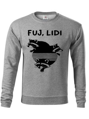 Fuj, lidi, černý potisk