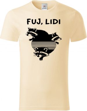 Fuj, lidi, černý potisk