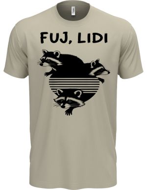 Fuj, lidi, černý potisk