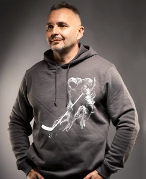 Galaktický hokej, bílý potisk