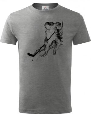 Galaktický hokej, černý potisk