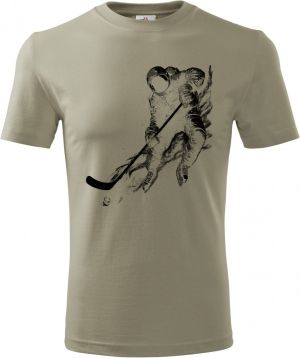 Galaktický hokej, černý potisk