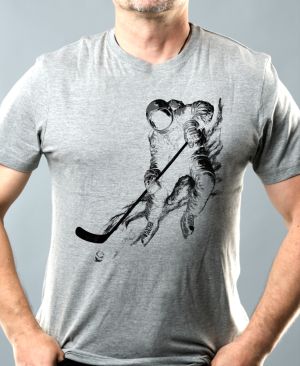 Galaktický hokej, černý potisk