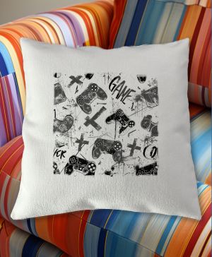 Game Overlord, černý tisk