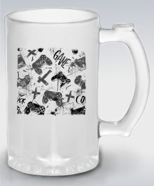 Game Overlord, černý tisk