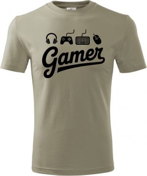 Gamer, V1, černý tisk