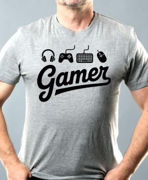Gamer, V1, černý tisk