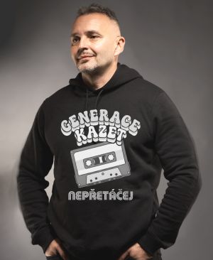 Generace kazet – Nepřetáčej, bílý tisk