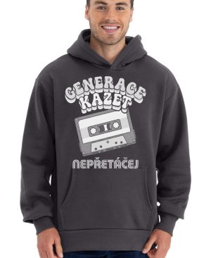 Generace kazet – Nepřetáčej, bílý tisk