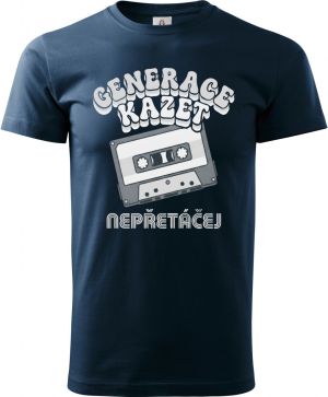 Generace kazet – Nepřetáčej, bílý tisk