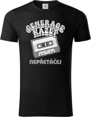 Generace kazet – Nepřetáčej, bílý tisk