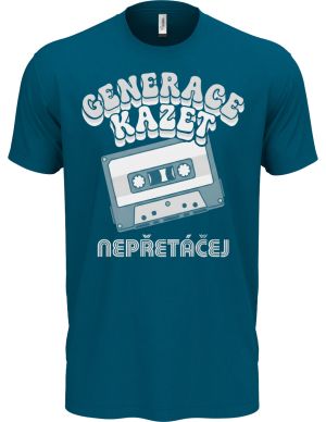 Generace kazet – Nepřetáčej, bílý tisk