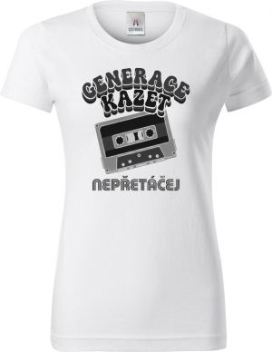 Generace kazet – Nepřetáčej, černý tisk