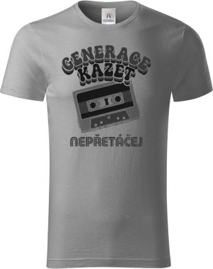 Generace kazet – Nepřetáčej, černý tisk