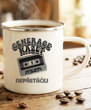 Generace kazet – Nepřetáčej, černý tisk