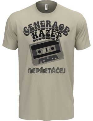 Generace kazet – Nepřetáčej, černý tisk