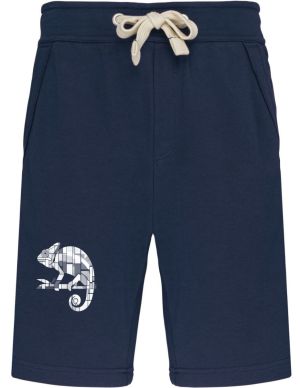 Geometrický chameleon, bílý potisk