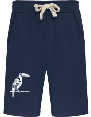 Geometrický tukan, bílý potisk