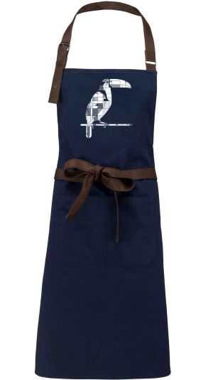 Geometrický tukan, bílý potisk