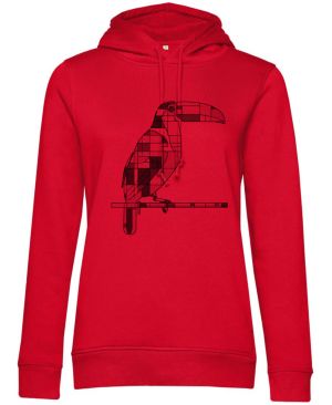 Geometrický tukan, černý potisk