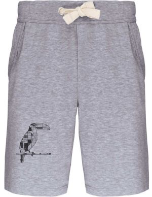 Geometrický tukan, černý potisk