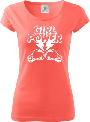 Girl power, bílý potisk