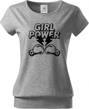Girl power, černý potisk