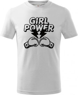 Girl power, černý potisk