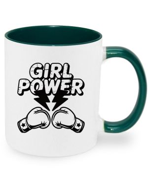 Girl power, černý potisk