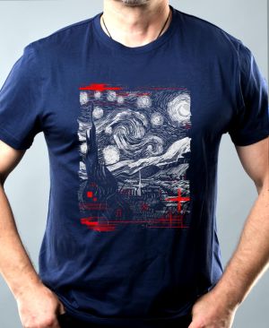 Glitch Art: Hvězdná noc