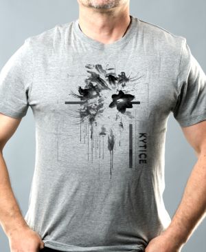 Glitch Art: Kytice, černý tisk