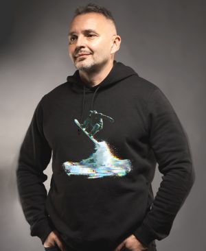 Glitch jízda, snowboard