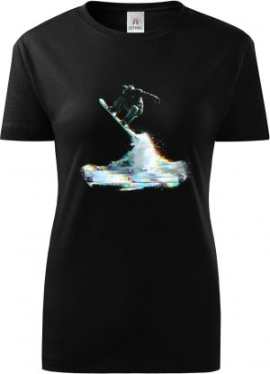 Glitch jízda, snowboard