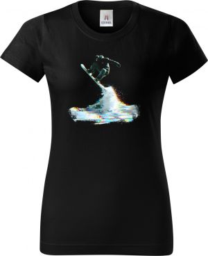 Glitch jízda, snowboard